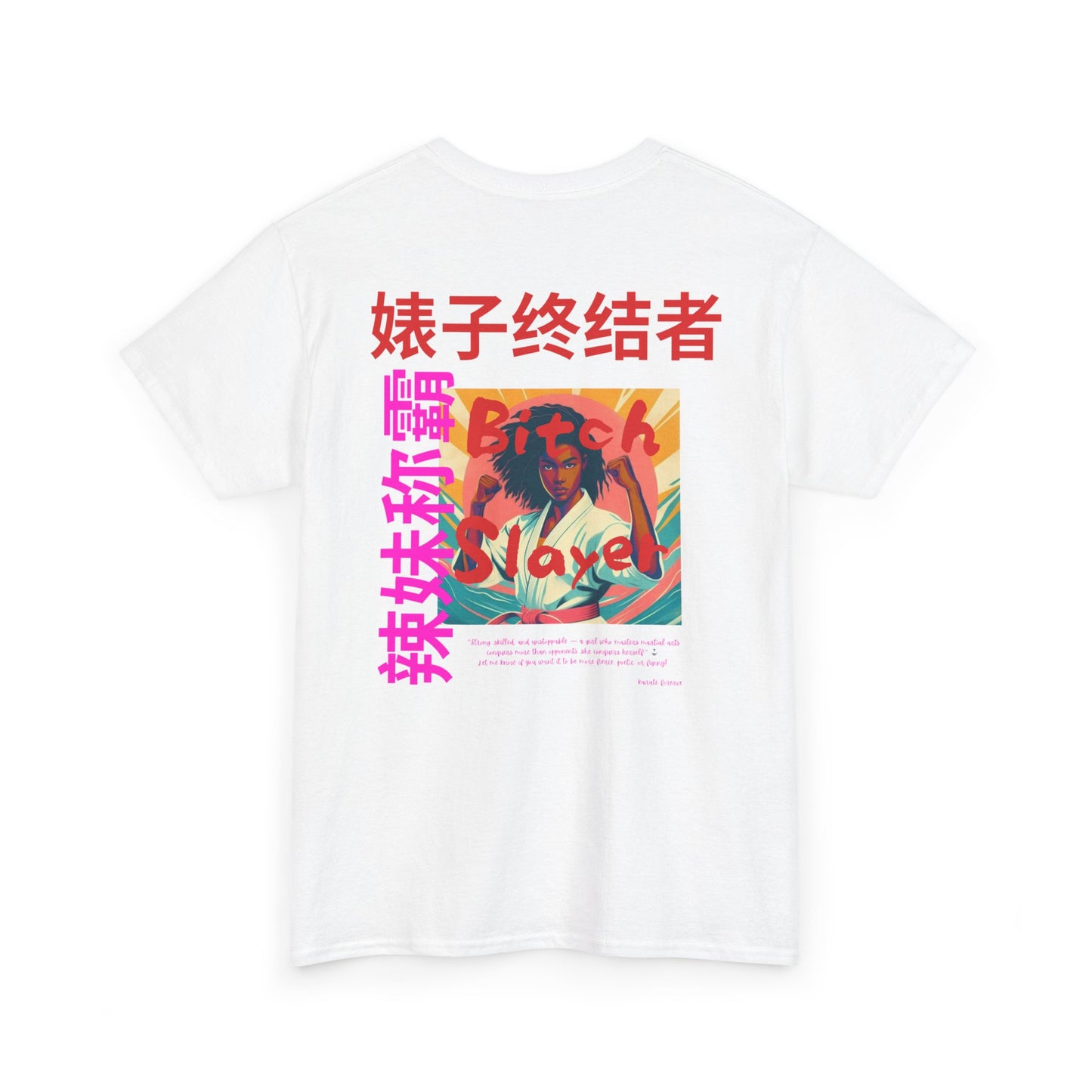 Empowerment Tee, Bitch Slayer Shirt, Feminist Cotton Tee, Inspirational Graphic T-Shirt, Unique Gift for Her, Self-Expression Fashion