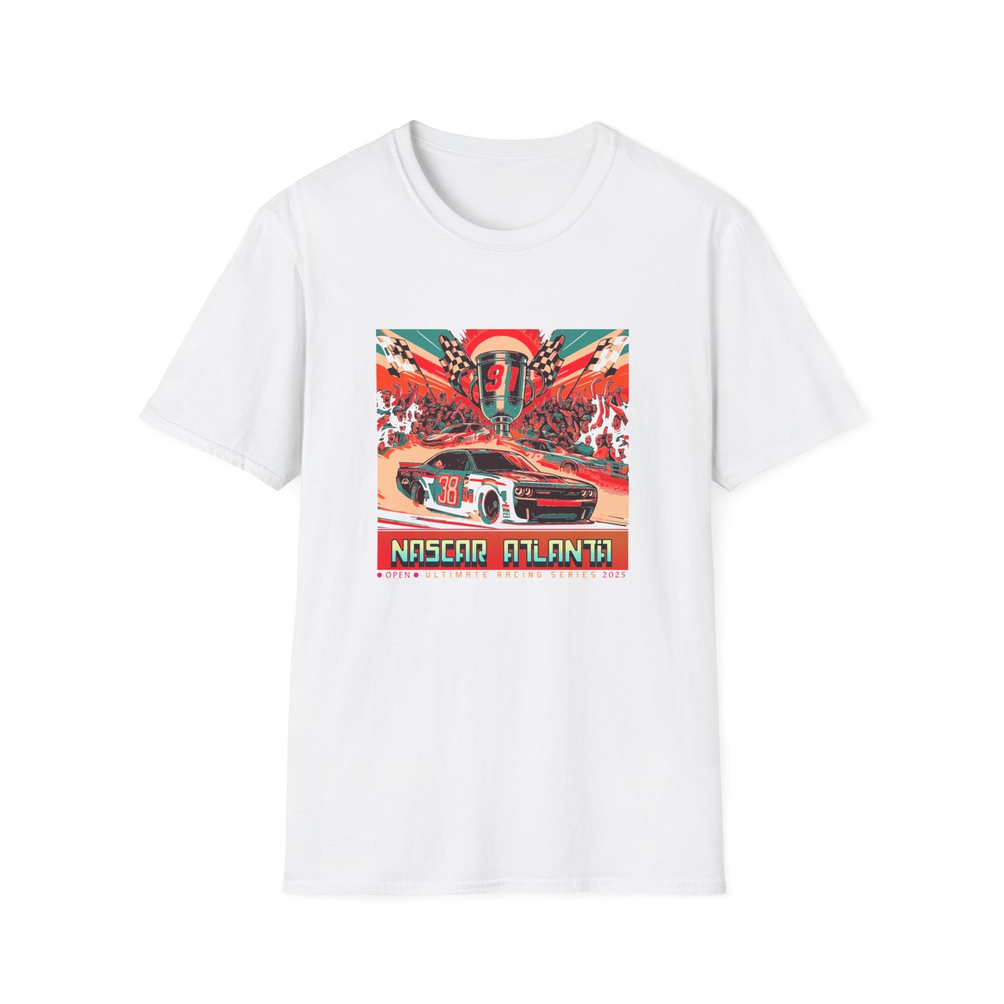 Retro NASCAR Graphic T-Shirt, Racing Tee, Car Enthusiast Gift, Summer Style, Motorsport Apparel, Unisex Vintage Tee