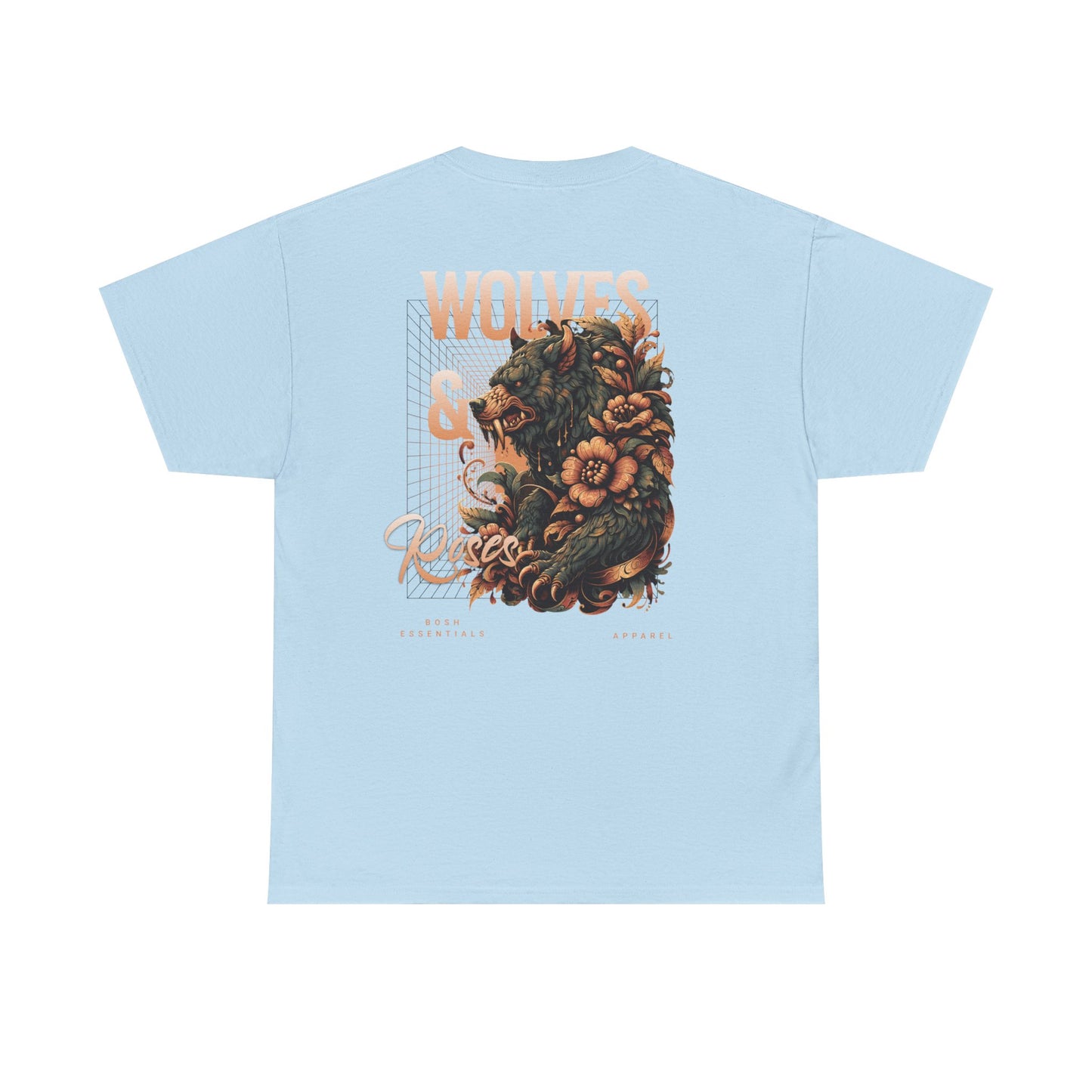 Wild Spirit Unisex Heavy Cotton Tee - Perfect for Nature Lovers, Graphic Tee, Gift for Adventurers, Casual Wear, Trendy Fashion