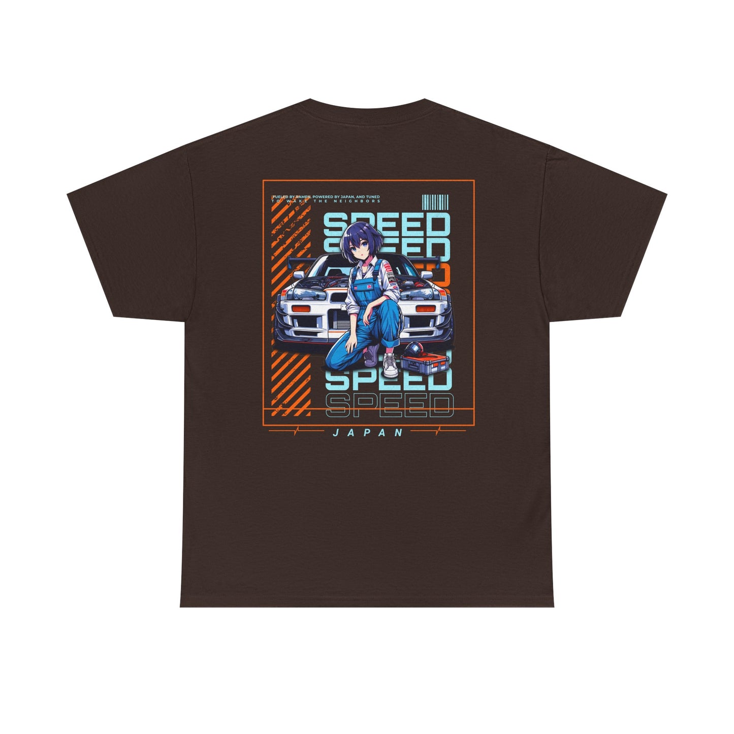 Retro Anime Speed Racing Tee, Graphic T-Shirt for Gamers, Unisex Cotton Shirt, Streetwear, Everyday Wear, Gift for Otaku