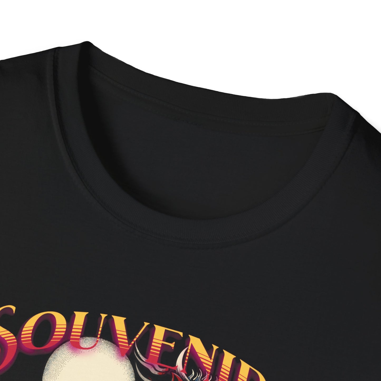 Souvenir Themed Unisex Softstyle T-Shirt, Graphic Tee, Vintage T-Shirt, Gift for Travelers, Unique Travel Souvenir