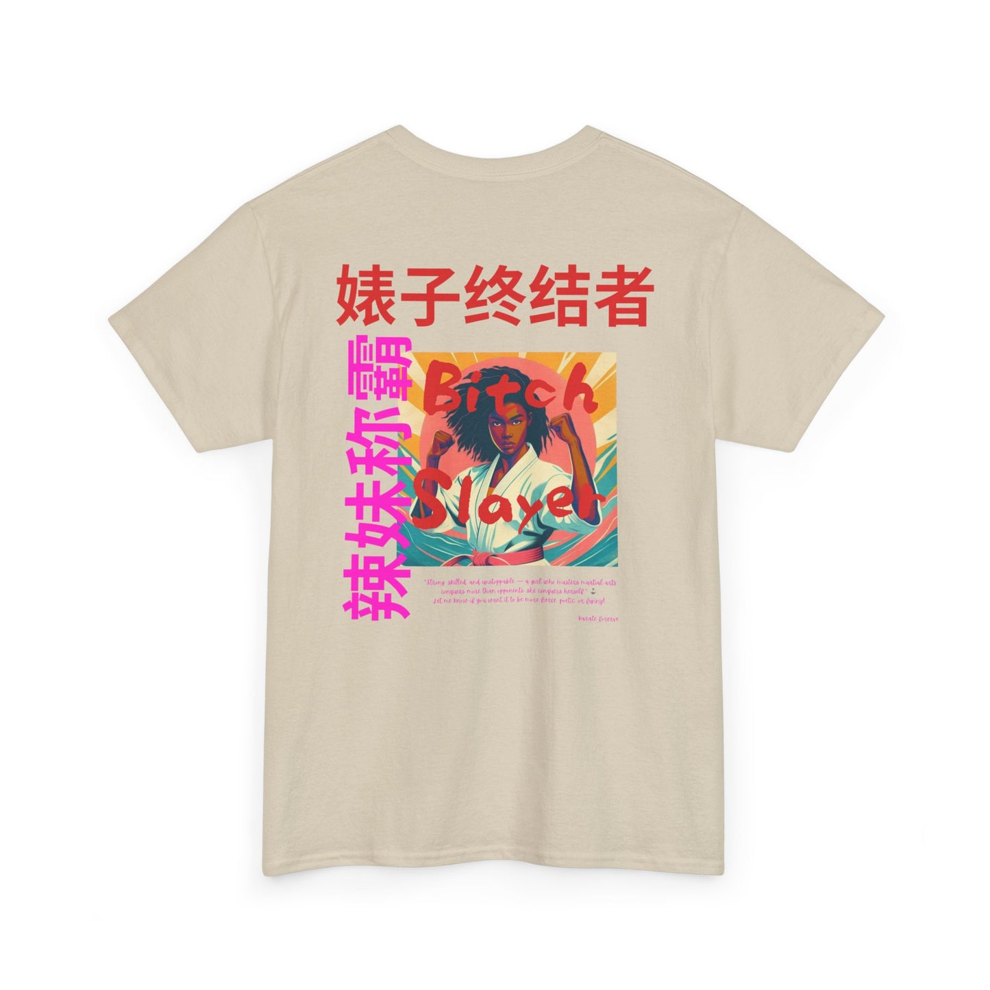 Empowerment Tee, Bitch Slayer Shirt, Feminist Cotton Tee, Inspirational Graphic T-Shirt, Unique Gift for Her, Self-Expression Fashion