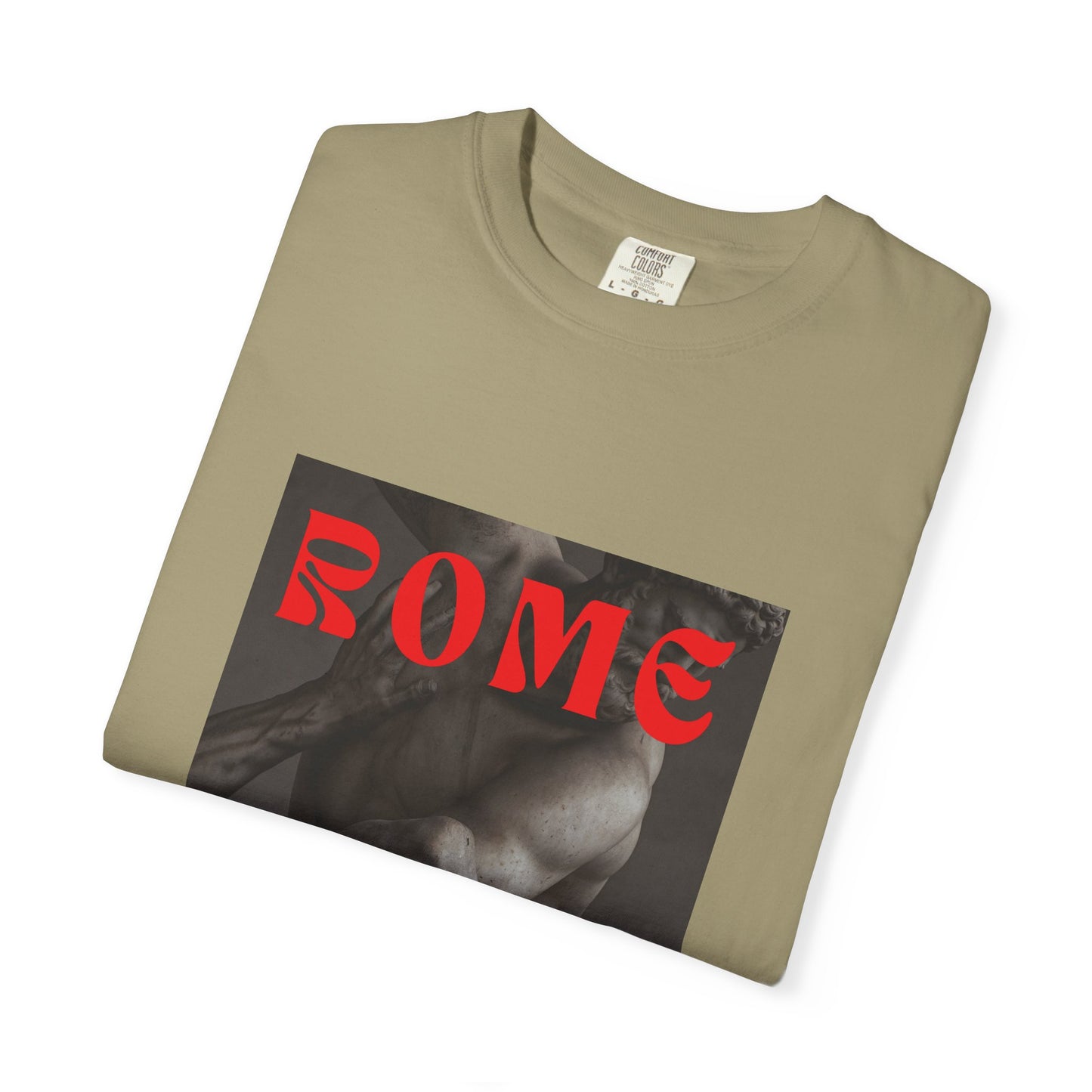 Rome Lives Graphic T-Shirt | Artistic Unisex Tee, Vintage-Inspired Apparel, Streetwear Fashion, Casual Wear, Gift for Art Lovers