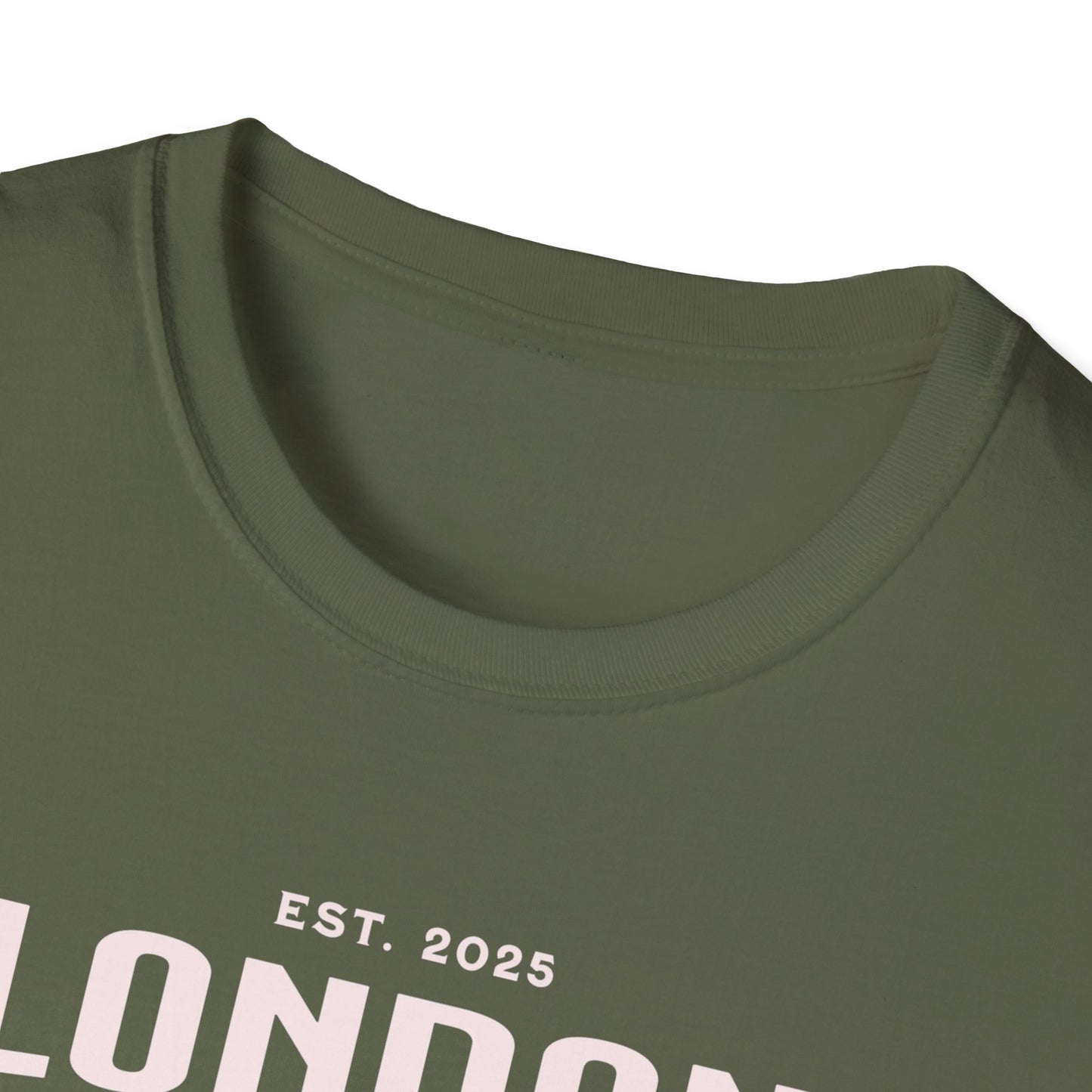 London Inspired Unisex Softstyle T-Shirt, Graphic Tee, Casual Wear, Streetwear, Unique Gift for Him or Her