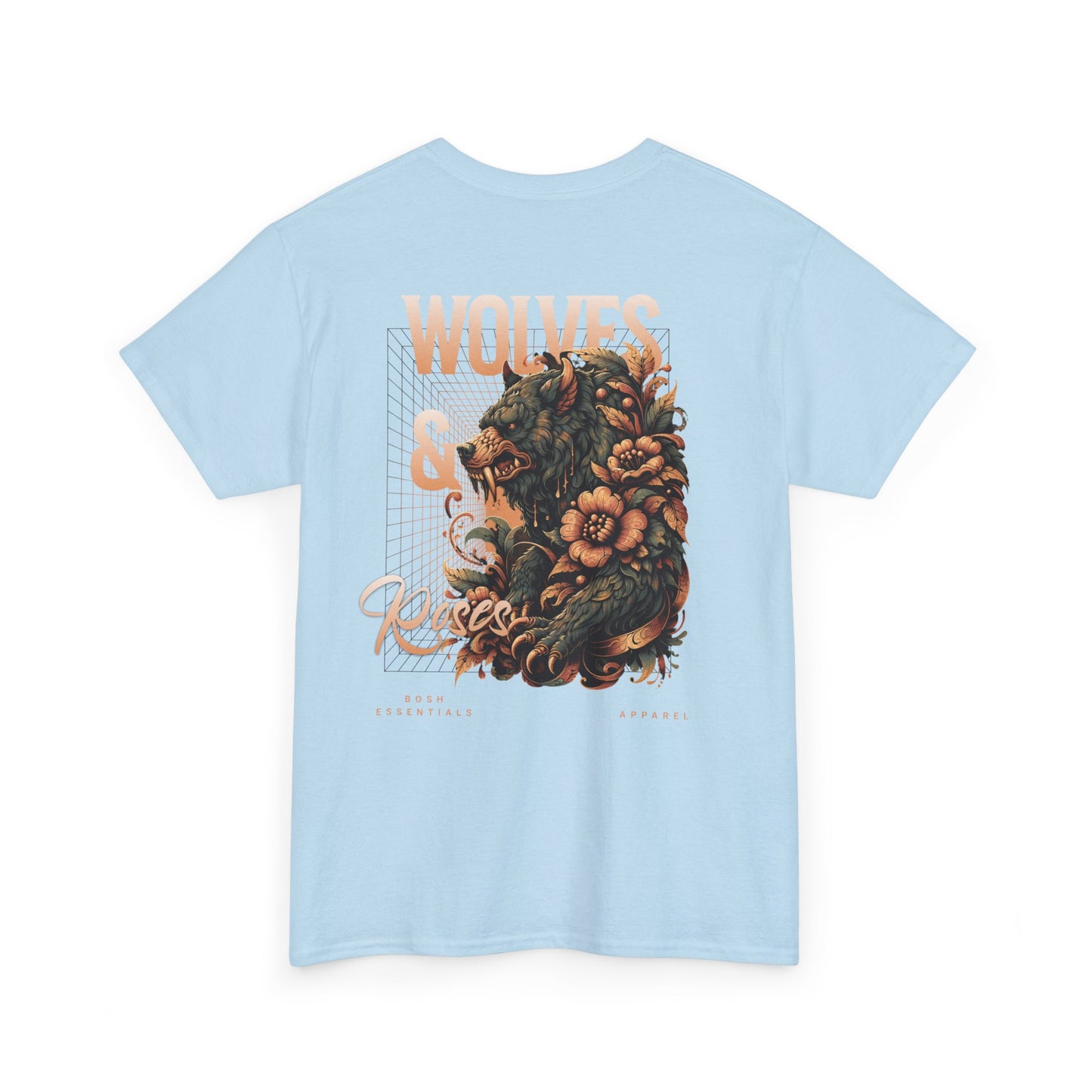 Wild Spirit Unisex Heavy Cotton Tee - Perfect for Nature Lovers, Graphic Tee, Gift for Adventurers, Casual Wear, Trendy Fashion