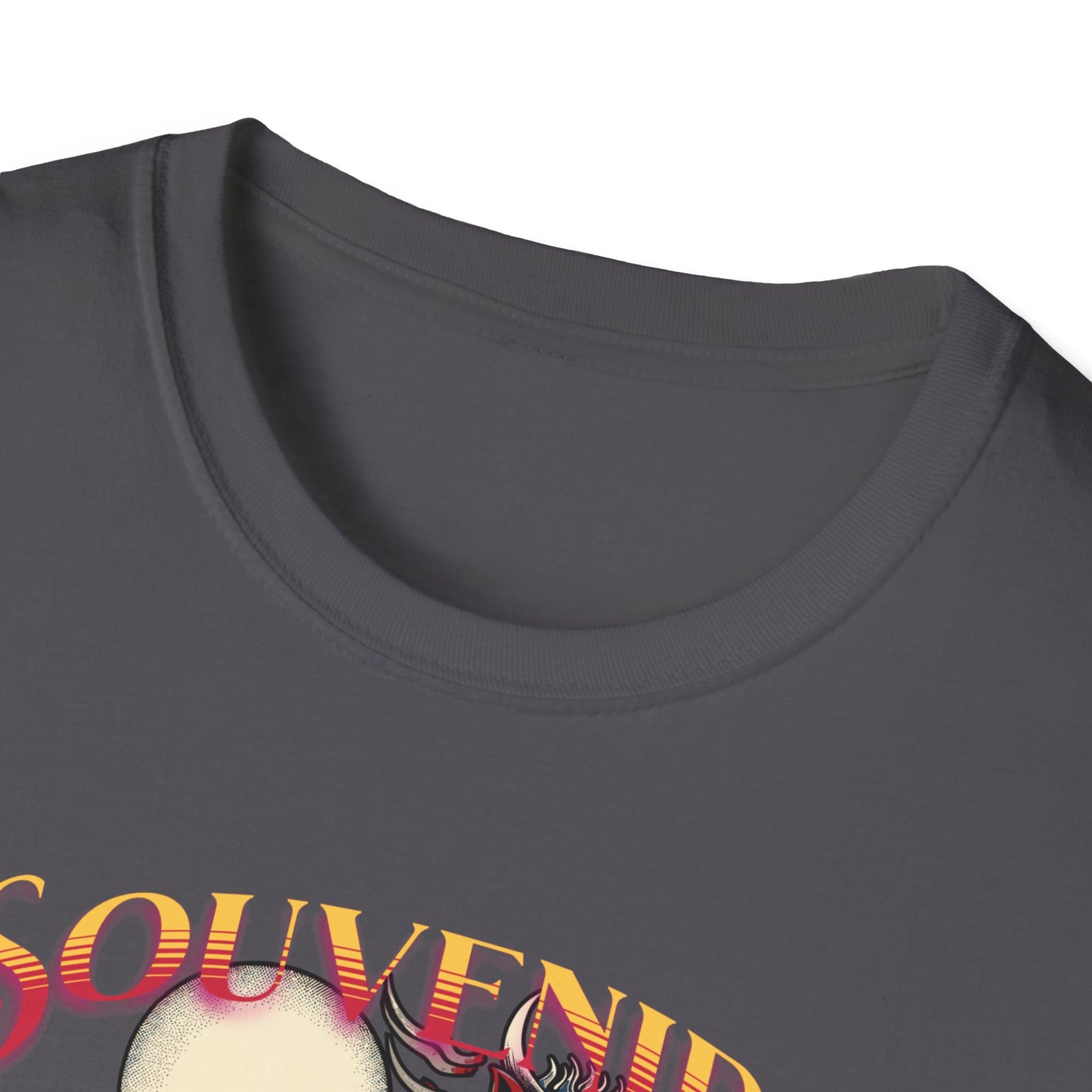 Souvenir Themed Unisex Softstyle T-Shirt, Graphic Tee, Vintage T-Shirt, Gift for Travelers, Unique Travel Souvenir
