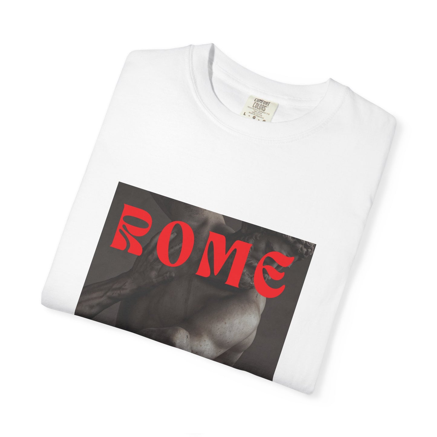 Rome Lives Graphic T-Shirt | Artistic Unisex Tee, Vintage-Inspired Apparel, Streetwear Fashion, Casual Wear, Gift for Art Lovers
