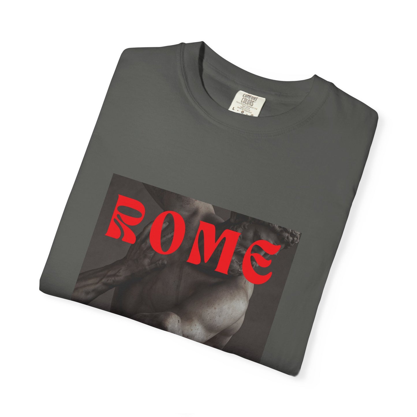 Rome Lives Graphic T-Shirt | Artistic Unisex Tee, Vintage-Inspired Apparel, Streetwear Fashion, Casual Wear, Gift for Art Lovers