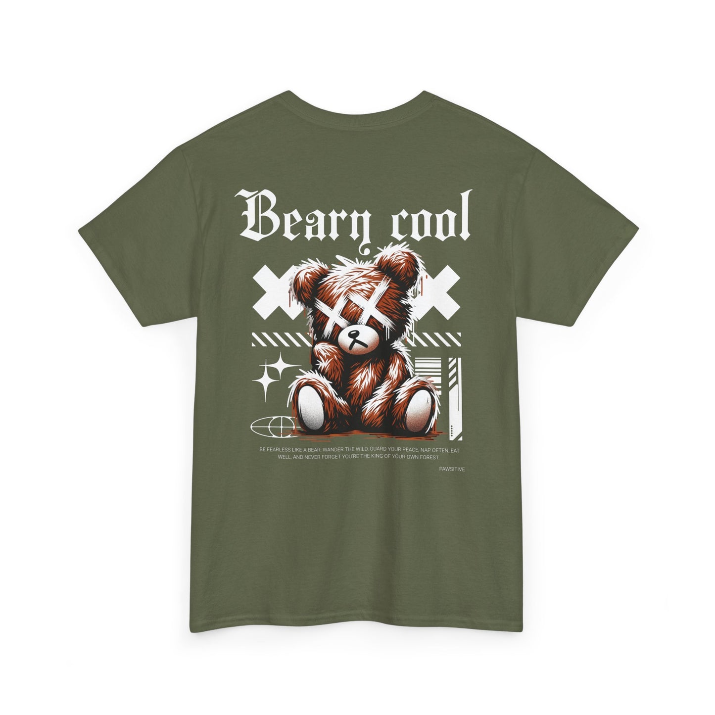 Beary Cool Graphic Tee, Trendy Unisex Tee, Casual Streetwear, Perfect Gift for Bear Lovers, Great for Social Gatherings, Hipster Fashion
