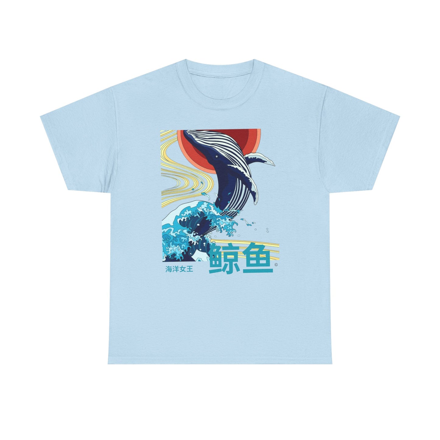 Whale of waves tee