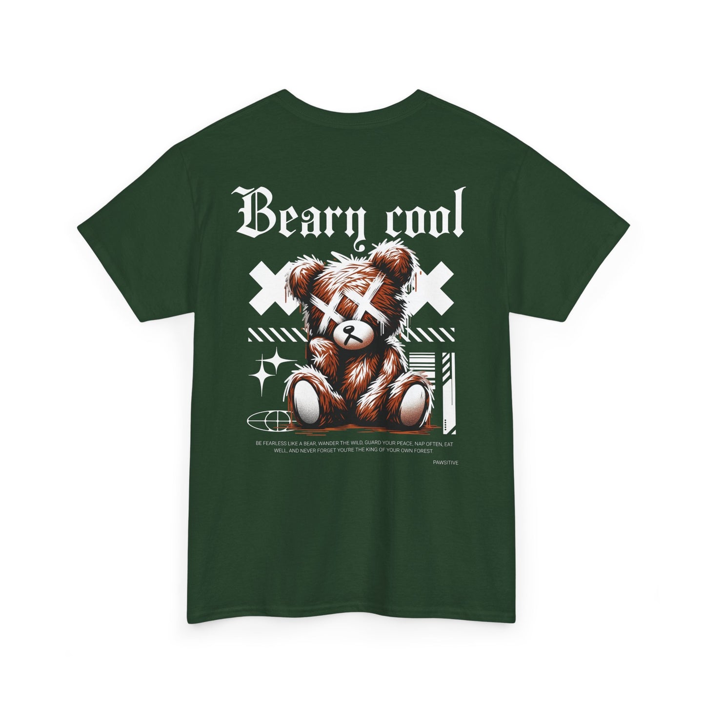 Beary Cool Graphic Tee, Trendy Unisex Tee, Casual Streetwear, Perfect Gift for Bear Lovers, Great for Social Gatherings, Hipster Fashion