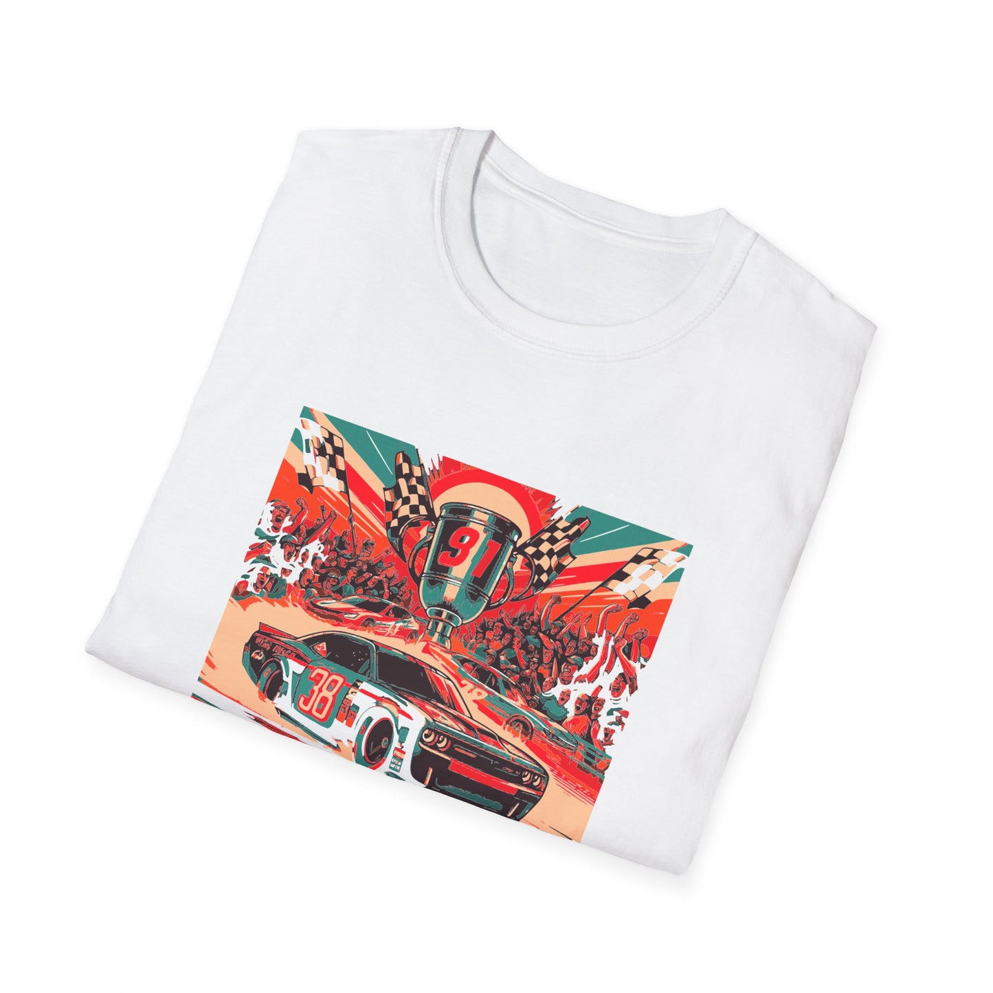 Retro NASCAR Graphic T-Shirt, Racing Tee, Car Enthusiast Gift, Summer Style, Motorsport Apparel, Unisex Vintage Tee