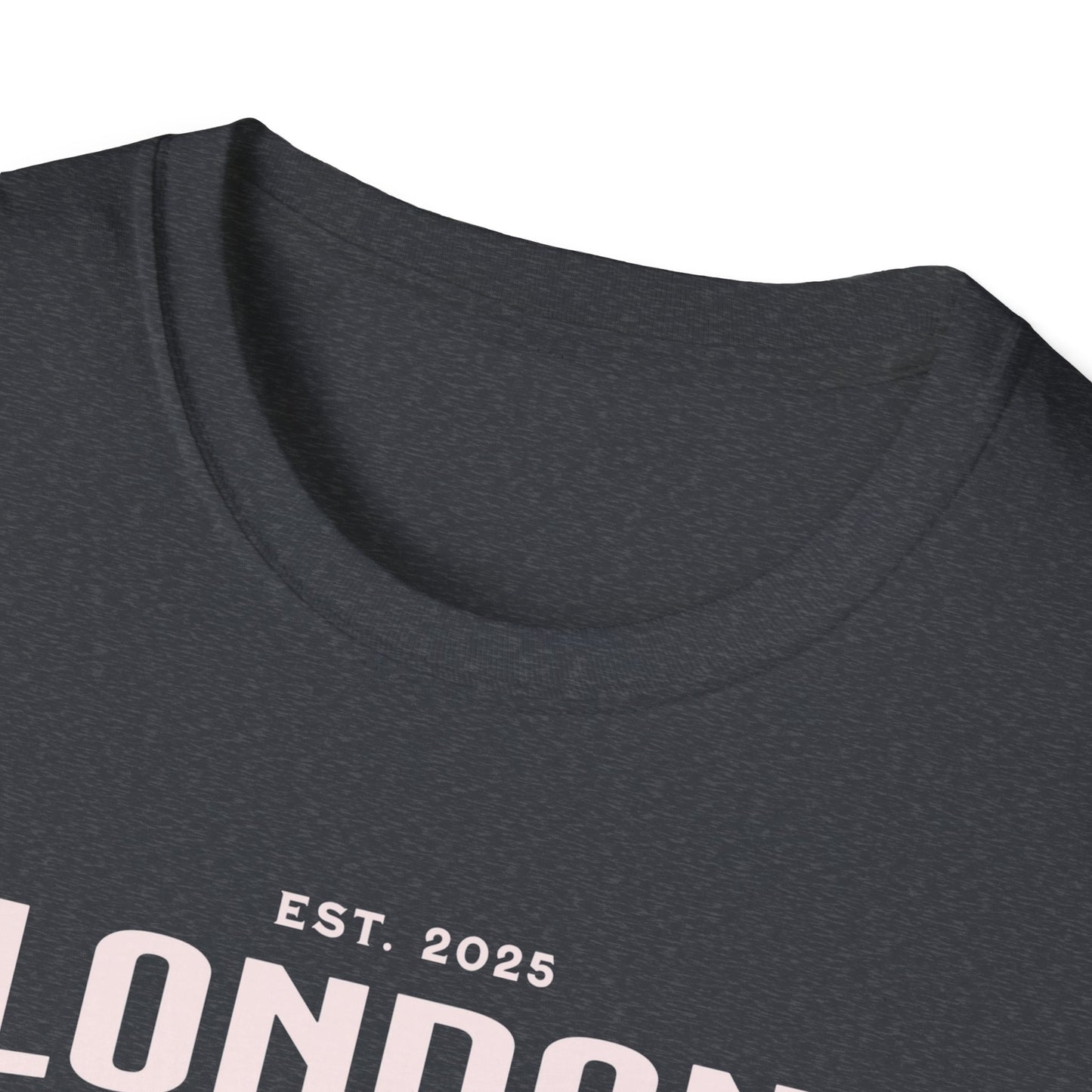London Inspired Unisex Softstyle T-Shirt, Graphic Tee, Casual Wear, Streetwear, Unique Gift for Him or Her
