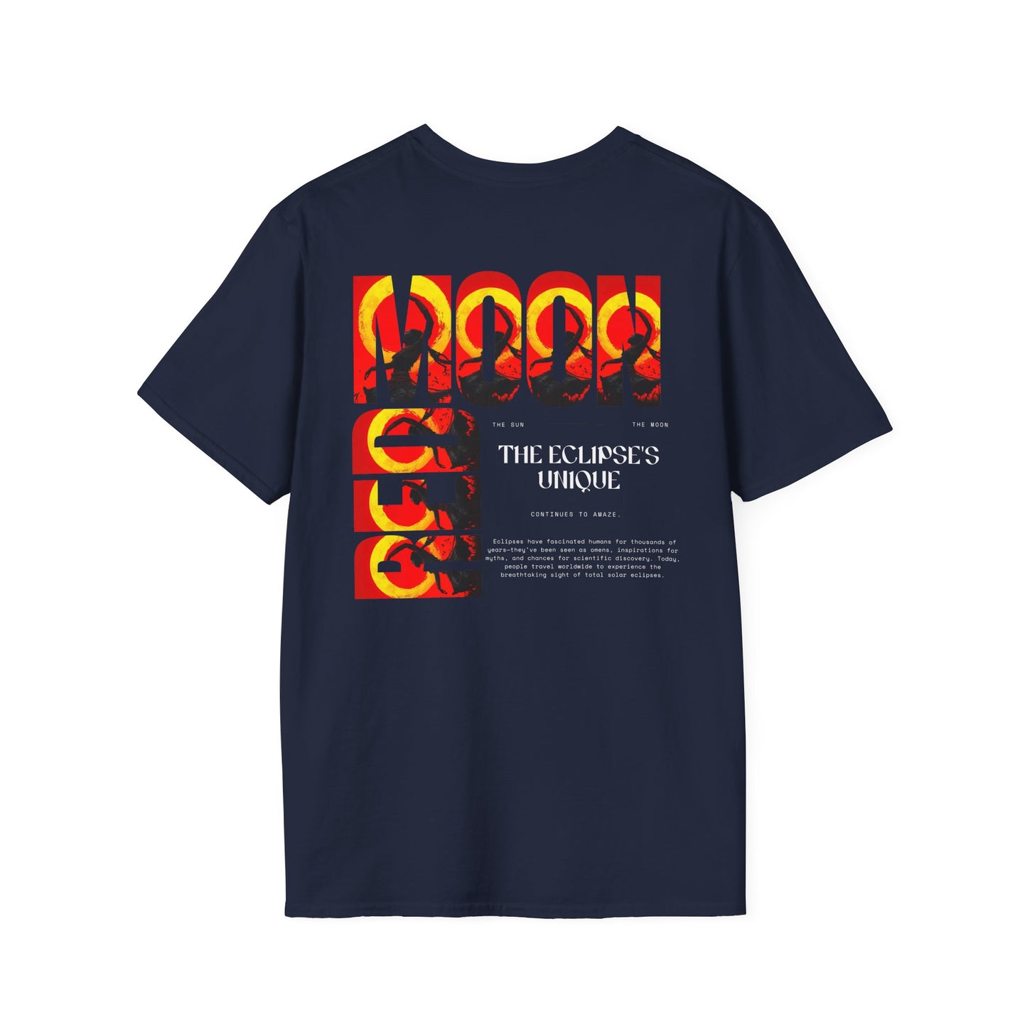 Red Moon Unisex T-Shirt | Softstyle Graphic Tee | Unique Retro Design | Perfect for Music Lovers & Festivals | Gift for Enthusiasts