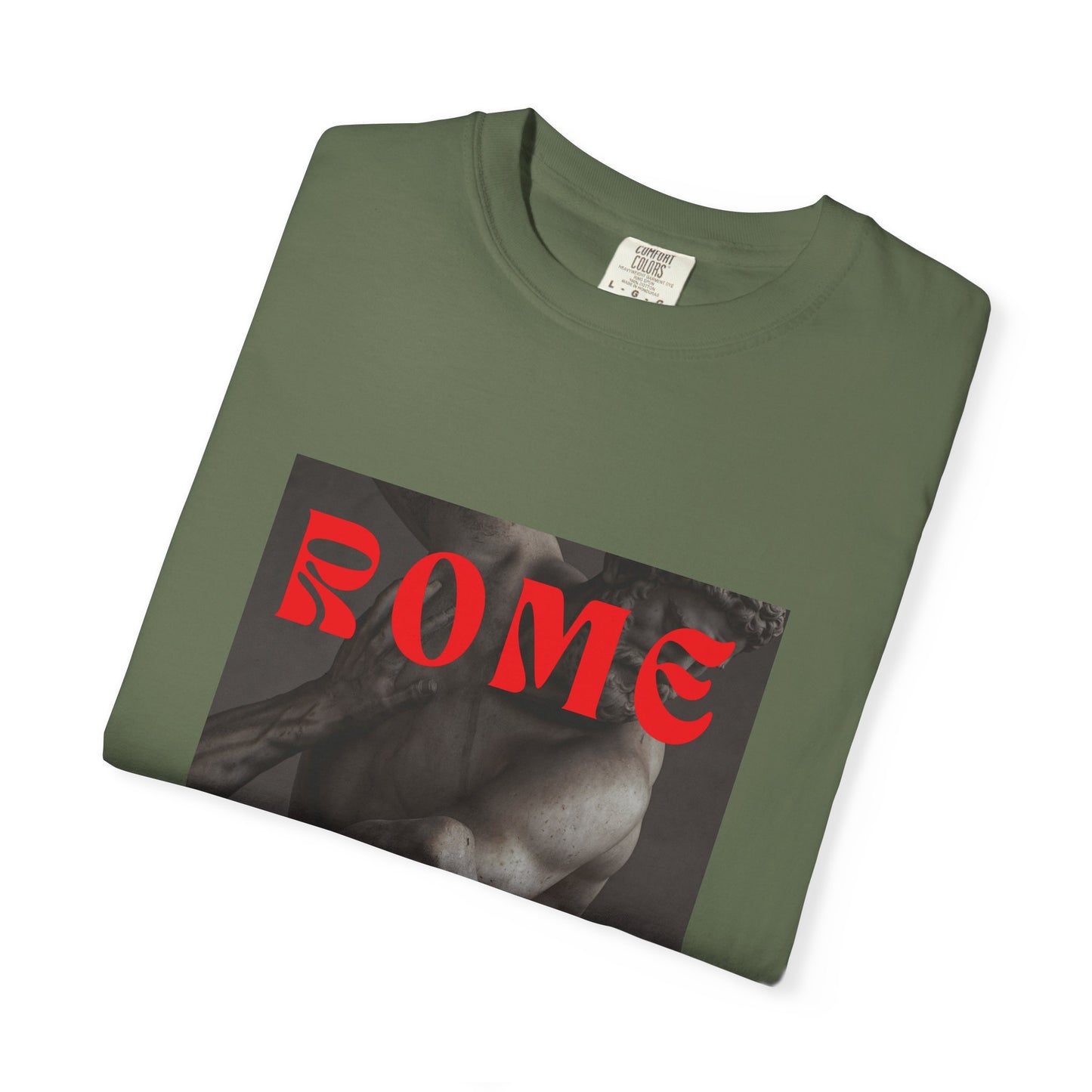 Rome Lives Graphic T-Shirt | Artistic Unisex Tee, Vintage-Inspired Apparel, Streetwear Fashion, Casual Wear, Gift for Art Lovers