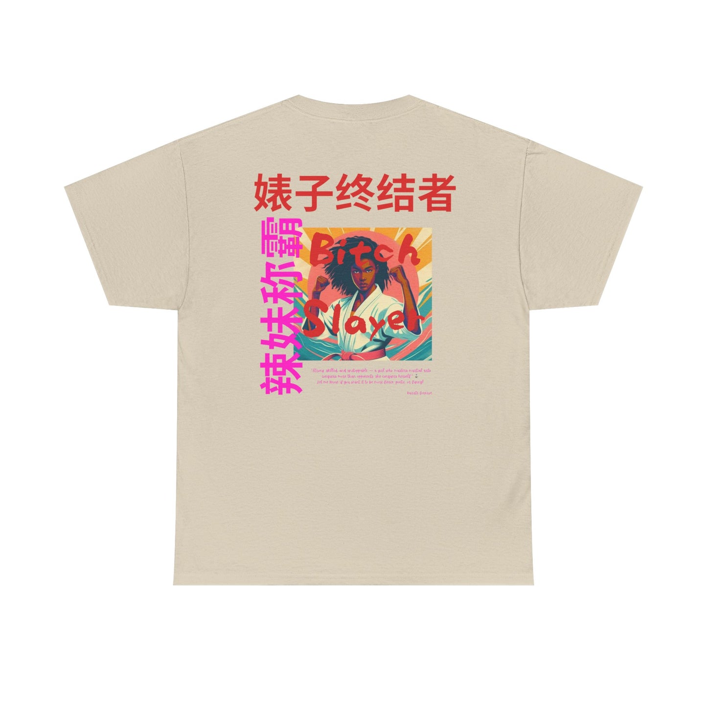 Empowerment Tee, Bitch Slayer Shirt, Feminist Cotton Tee, Inspirational Graphic T-Shirt, Unique Gift for Her, Self-Expression Fashion