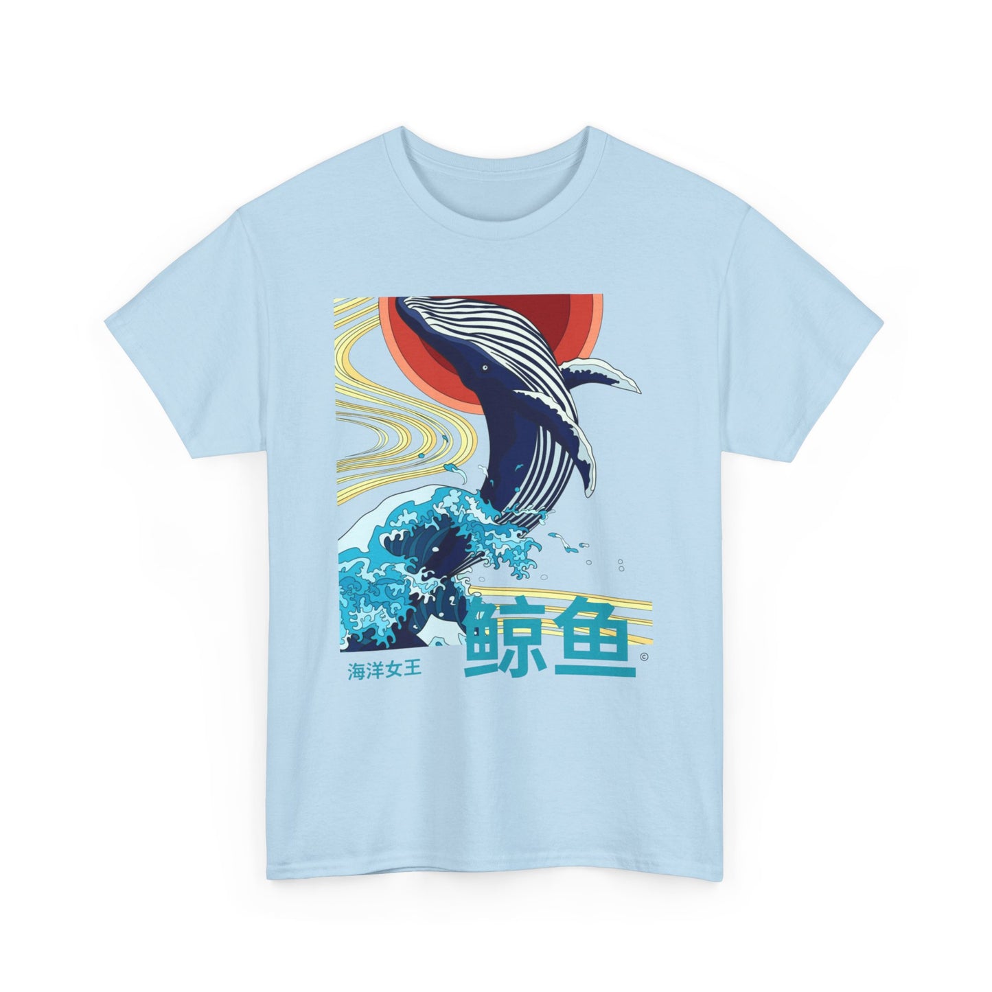 Whale of waves tee