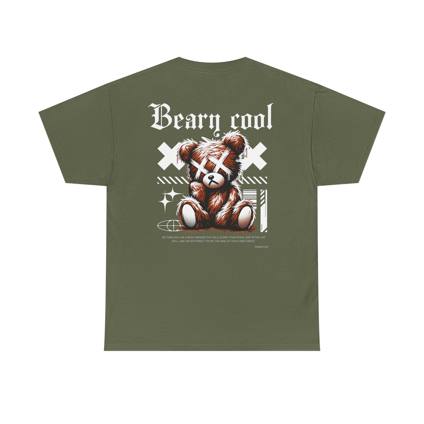 Beary Cool Graphic Tee, Trendy Unisex Tee, Casual Streetwear, Perfect Gift for Bear Lovers, Great for Social Gatherings, Hipster Fashion