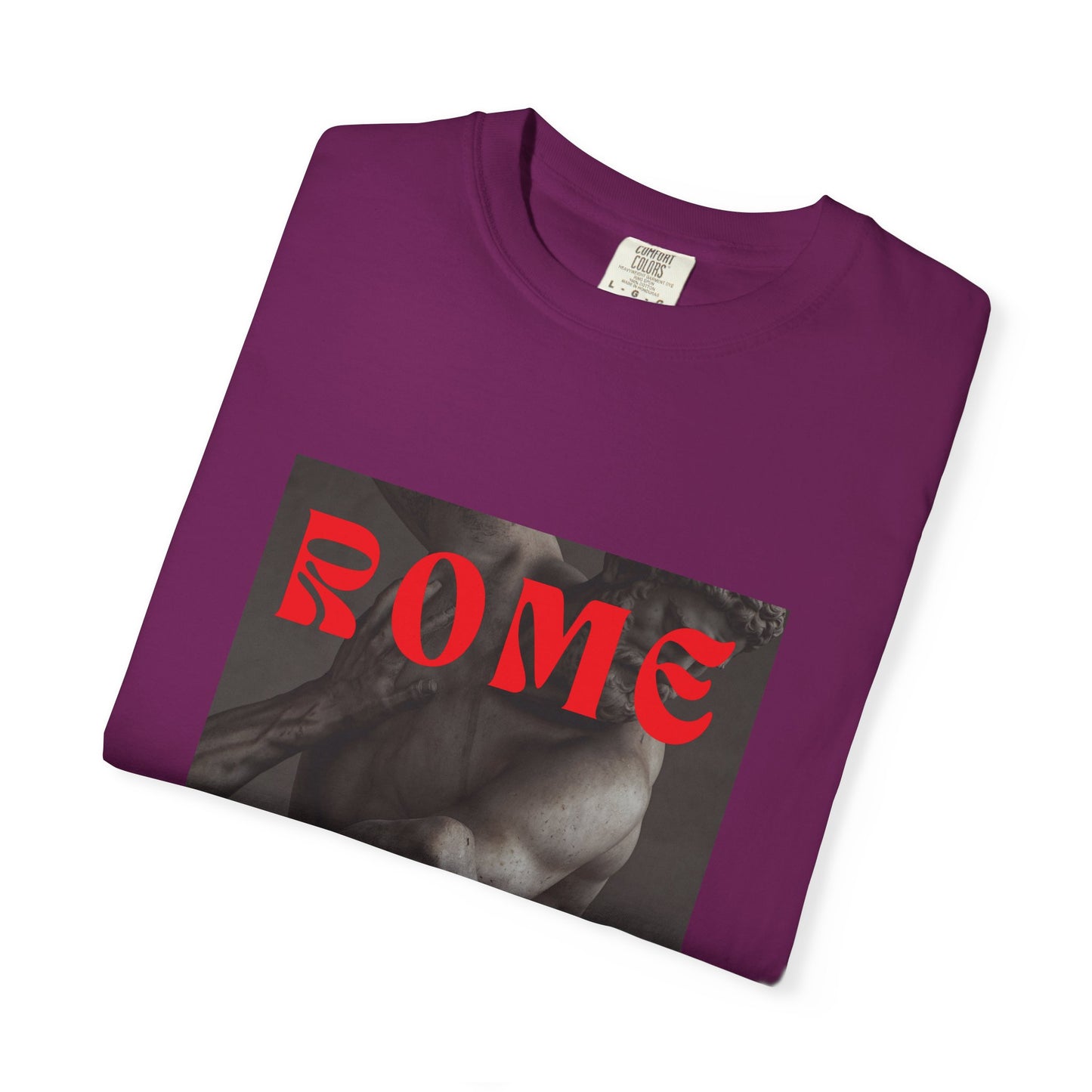 Rome Lives Graphic T-Shirt | Artistic Unisex Tee, Vintage-Inspired Apparel, Streetwear Fashion, Casual Wear, Gift for Art Lovers