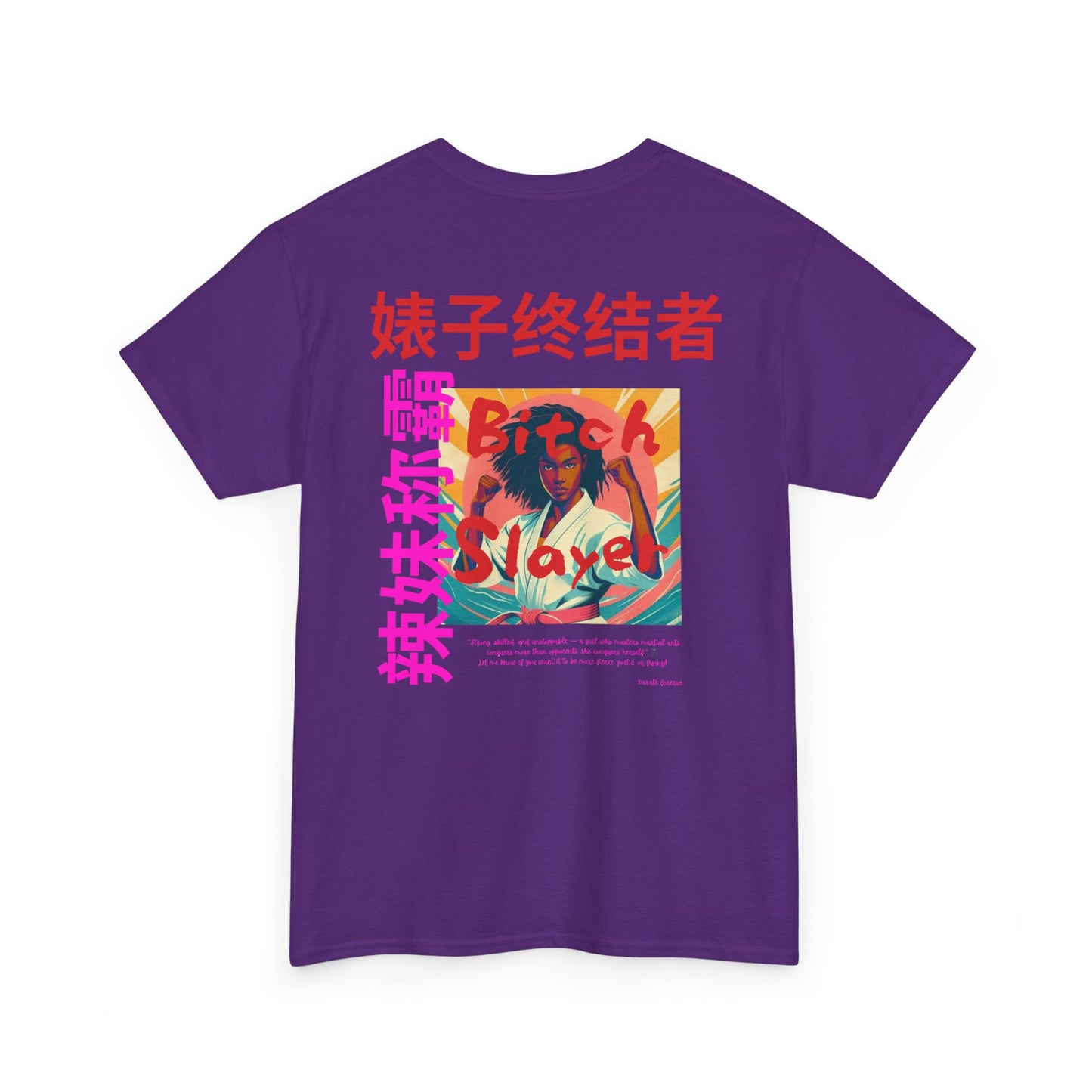 Empowerment Tee, Bitch Slayer Shirt, Feminist Cotton Tee, Inspirational Graphic T-Shirt, Unique Gift for Her, Self-Expression Fashion