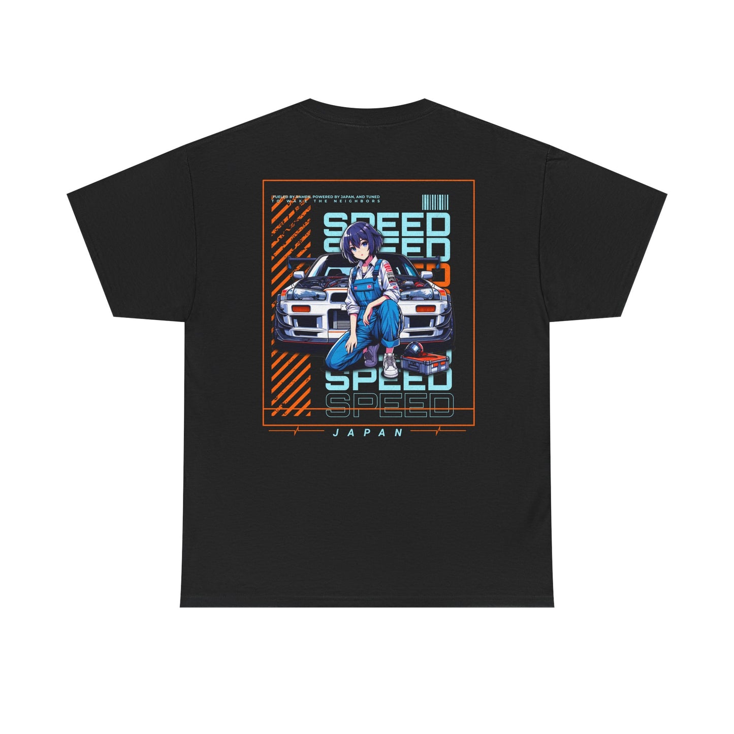 Retro Anime Speed Racing Tee, Graphic T-Shirt for Gamers, Unisex Cotton Shirt, Streetwear, Everyday Wear, Gift for Otaku