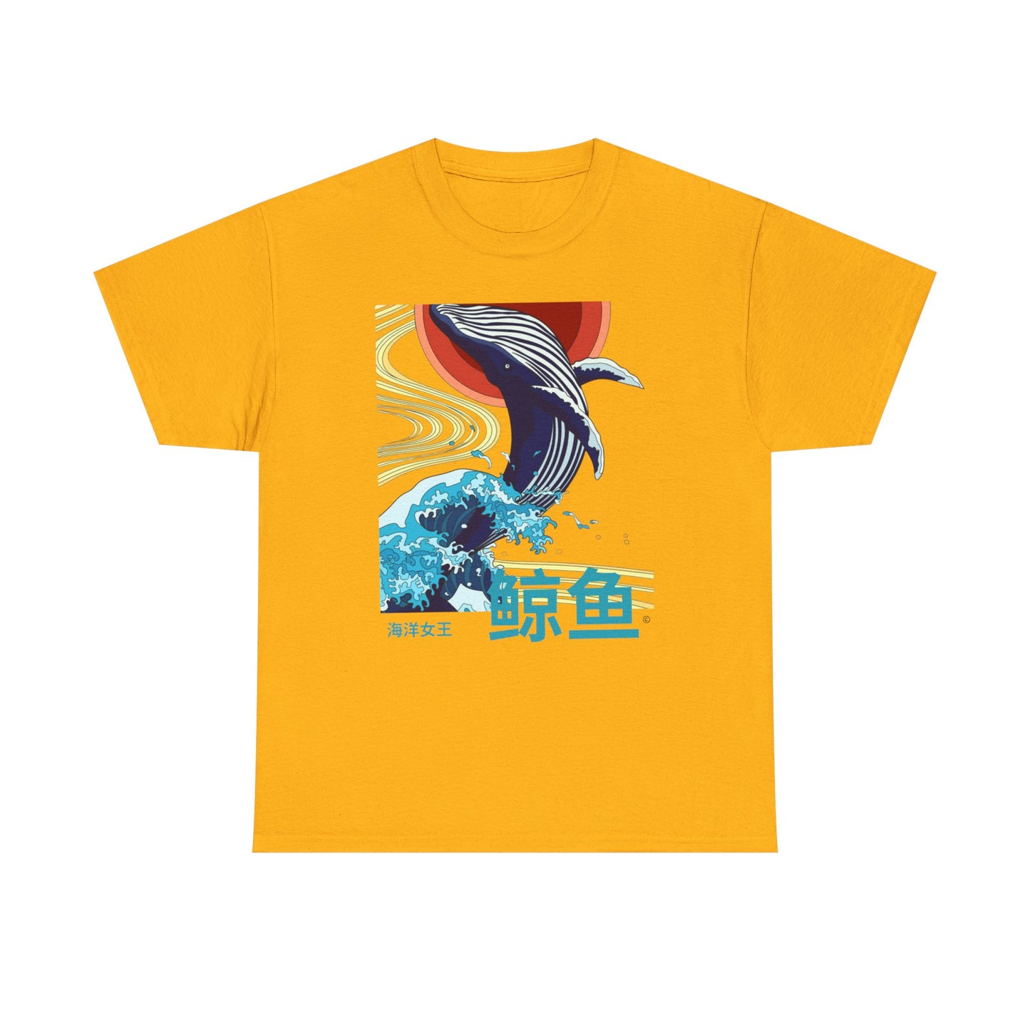 Whale of waves tee