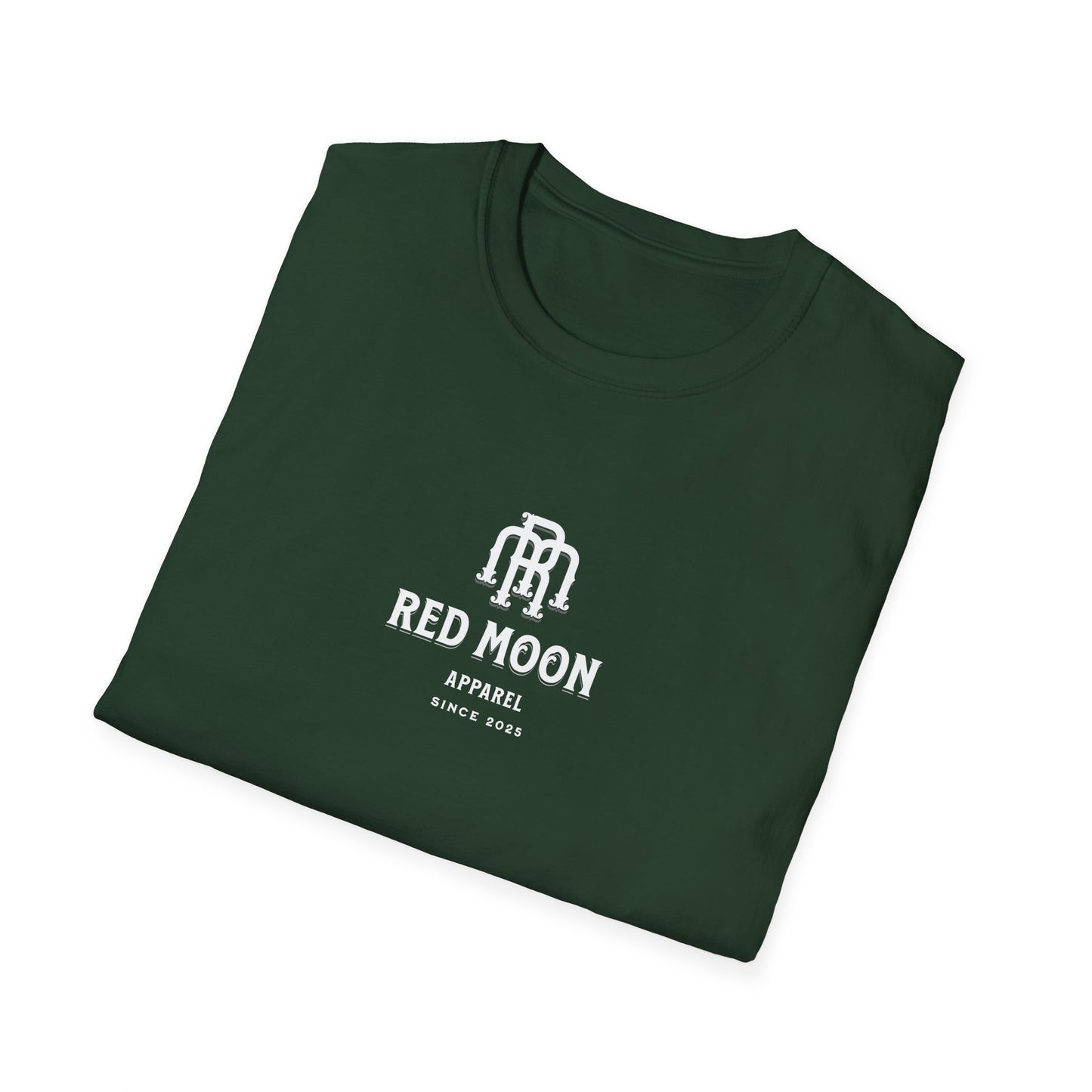 Red Moon Unisex T-Shirt | Softstyle Graphic Tee | Unique Retro Design | Perfect for Music Lovers & Festivals | Gift for Enthusiasts