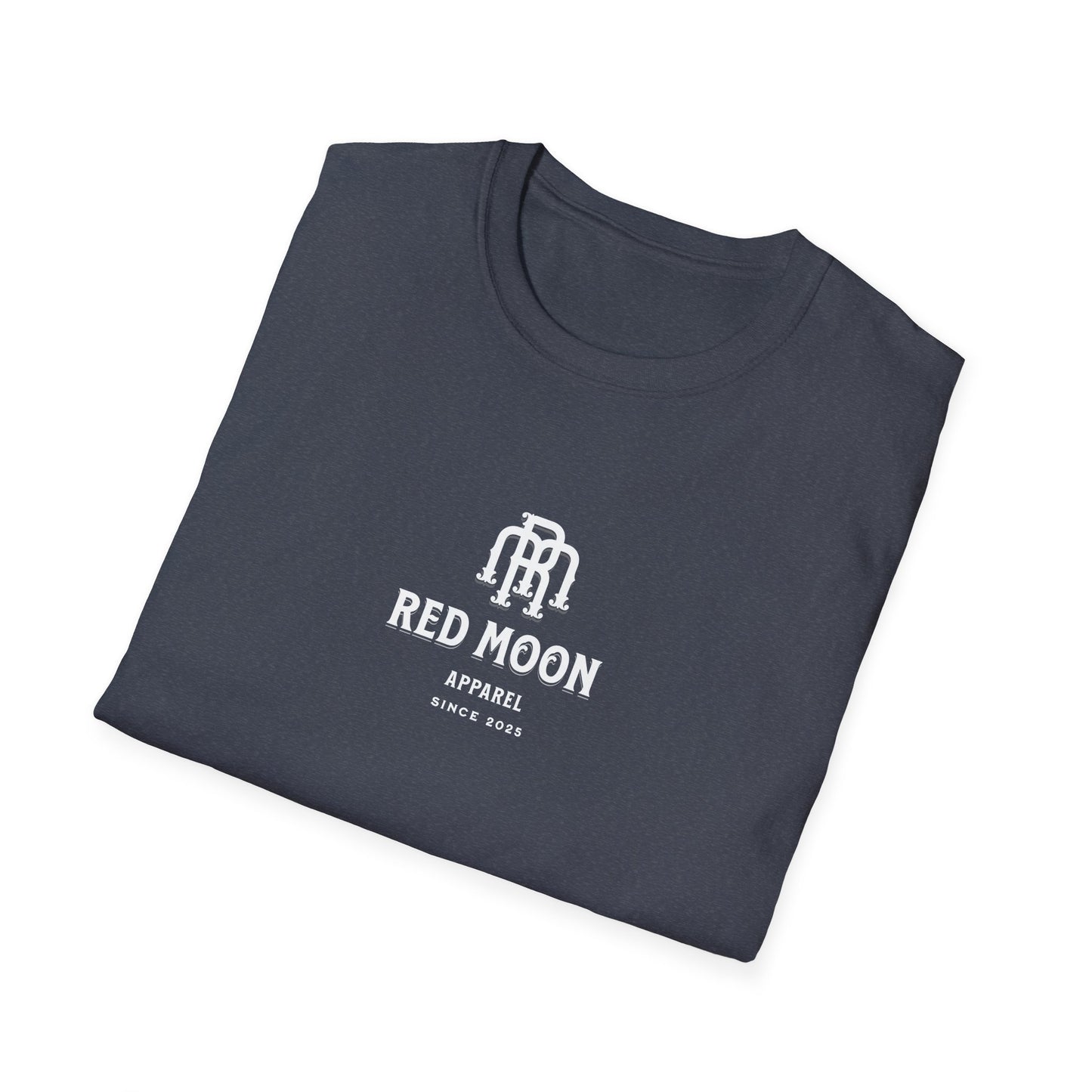 Red Moon Unisex T-Shirt | Softstyle Graphic Tee | Unique Retro Design | Perfect for Music Lovers & Festivals | Gift for Enthusiasts