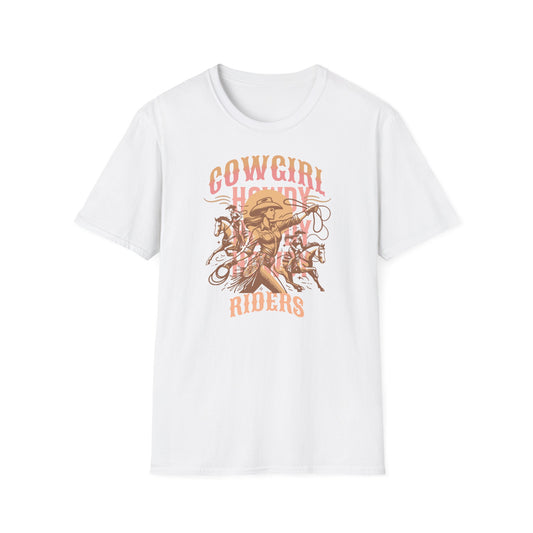 Cowgirl Rodeo T-Shirt - Vintage Style Graphic Tee, Perfect for Country Music Lovers, Western Fashion, Rodeo Events, Summer Outfits