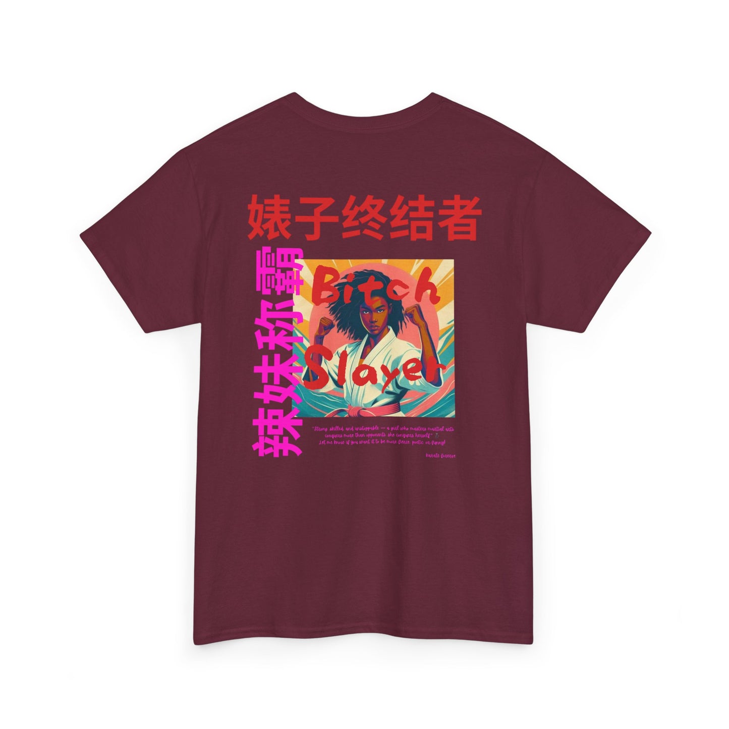 Empowerment Tee, Bitch Slayer Shirt, Feminist Cotton Tee, Inspirational Graphic T-Shirt, Unique Gift for Her, Self-Expression Fashion