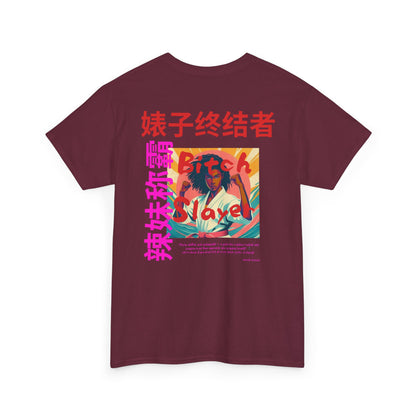 Empowerment Tee, Bitch Slayer Shirt, Feminist Cotton Tee, Inspirational Graphic T-Shirt, Unique Gift for Her, Self-Expression Fashion