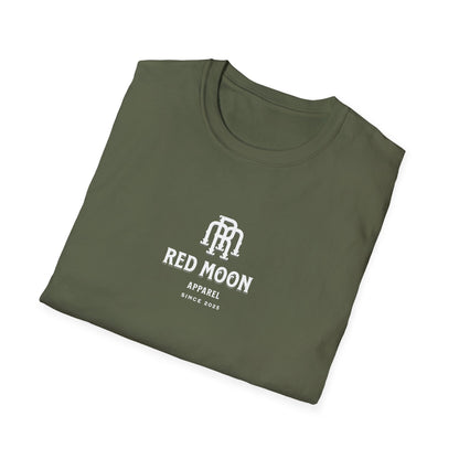 Red Moon Unisex T-Shirt | Softstyle Graphic Tee | Unique Retro Design | Perfect for Music Lovers & Festivals | Gift for Enthusiasts