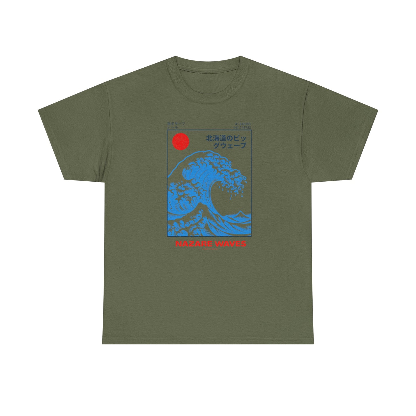 Ocean Wave Graphic Tee, Summer Fashion, Beachwear, Gift for Surfers, Casual T-Shirt, Unisex Cotton Shirt