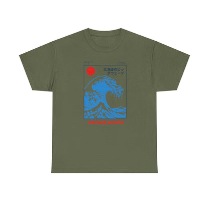 Ocean Wave Graphic Tee, Summer Fashion, Beachwear, Gift for Surfers, Casual T-Shirt, Unisex Cotton Shirt