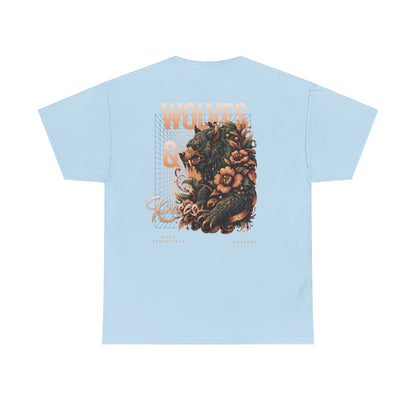 Wild Spirit Unisex Heavy Cotton Tee - Perfect for Nature Lovers, Graphic Tee, Gift for Adventurers, Casual Wear, Trendy Fashion