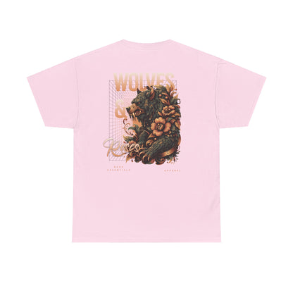 Wild Spirit Unisex Heavy Cotton Tee - Perfect for Nature Lovers, Graphic Tee, Gift for Adventurers, Casual Wear, Trendy Fashion