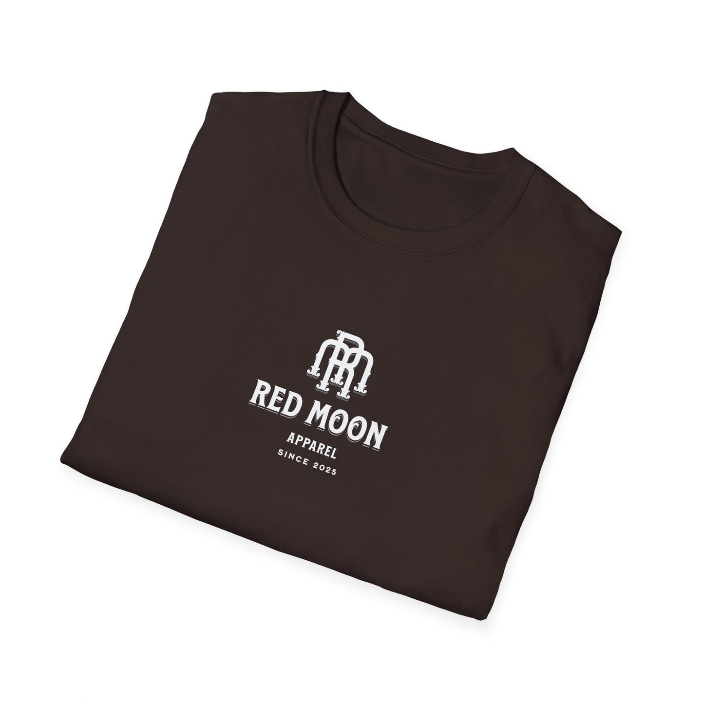 Red Moon Unisex T-Shirt | Softstyle Graphic Tee | Unique Retro Design | Perfect for Music Lovers & Festivals | Gift for Enthusiasts