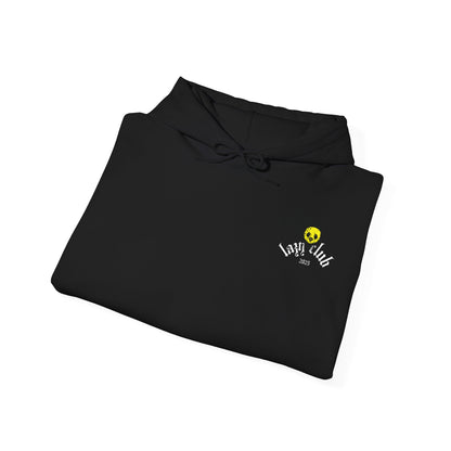 Lazy Club Unisex Heavy Blend™ Hooded Sweatshirt, Cozy Hoodie for Relaxation, Perfect Gift for Chill Gatherings, Ideal for Lazy Days