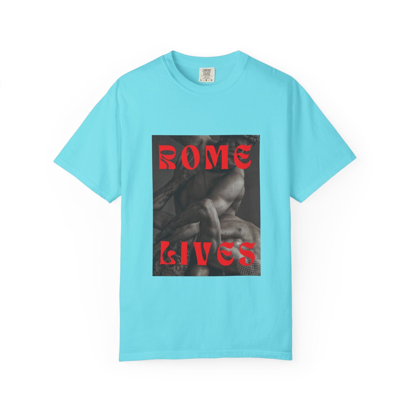 Rome Lives Graphic T-Shirt | Artistic Unisex Tee, Vintage-Inspired Apparel, Streetwear Fashion, Casual Wear, Gift for Art Lovers