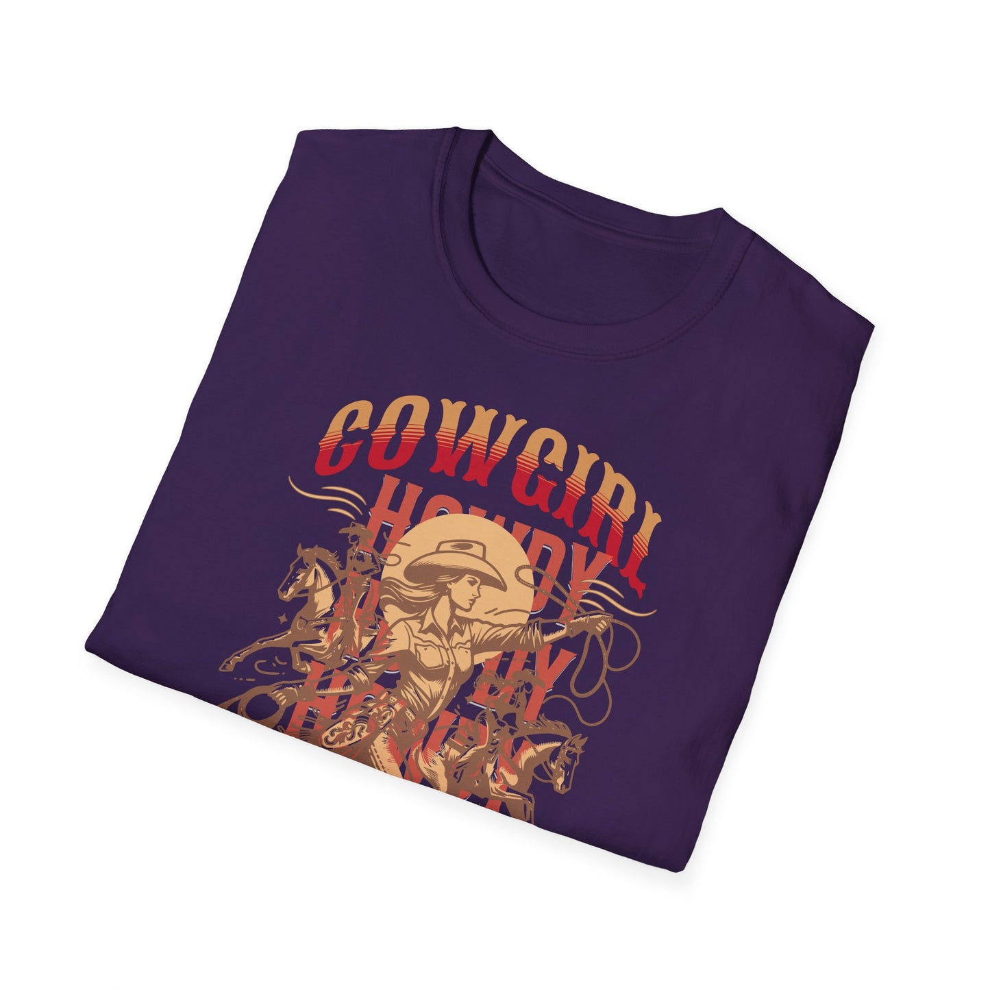 Cowgirl Rodeo T-Shirt - Vintage Style Graphic Tee, Perfect for Country Music Lovers, Western Fashion, Rodeo Events, Summer Outfits