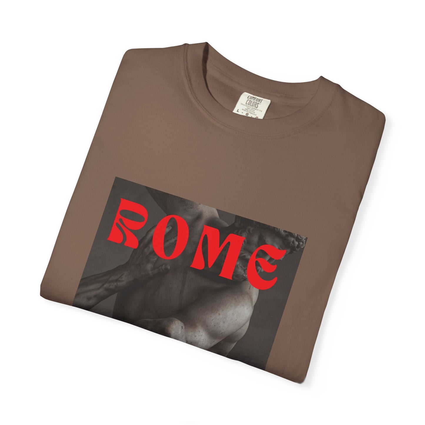 Rome Lives Graphic T-Shirt | Artistic Unisex Tee, Vintage-Inspired Apparel, Streetwear Fashion, Casual Wear, Gift for Art Lovers