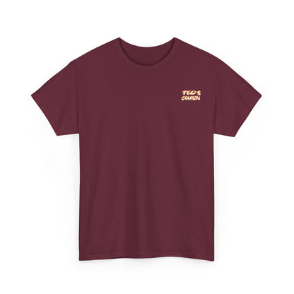 Ted's Cousin Graphic Tee, Unisex Cotton T-Shirt, Casual Wear, Gift for Cousins, Birthday, Summer Vibes, Youth Apparel