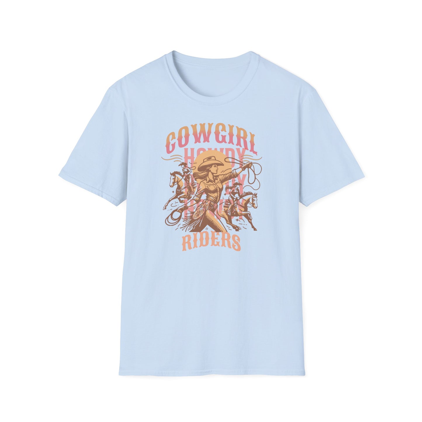 Cowgirl Rodeo T-Shirt - Vintage Style Graphic Tee, Perfect for Country Music Lovers, Western Fashion, Rodeo Events, Summer Outfits