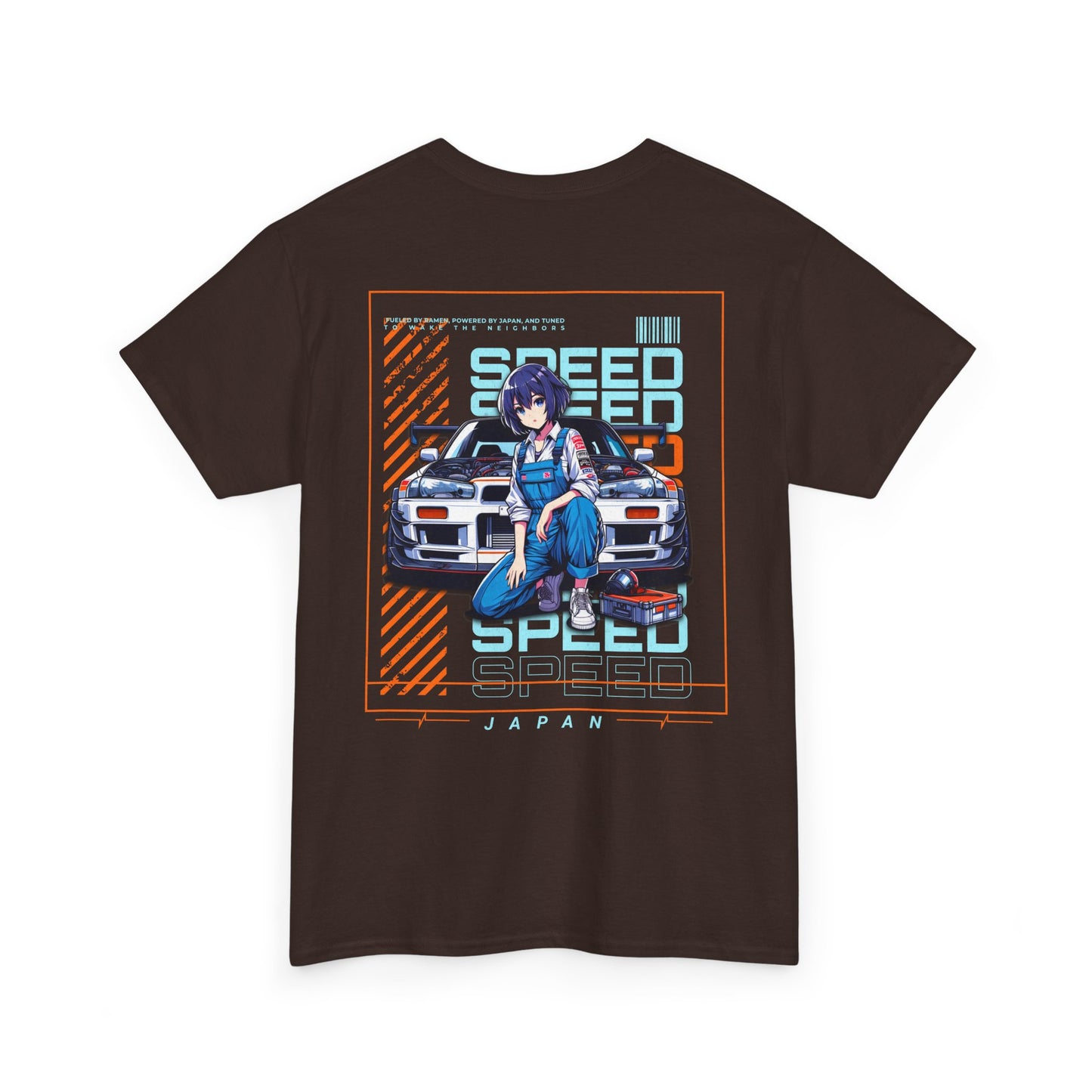 Retro Anime Speed Racing Tee, Graphic T-Shirt for Gamers, Unisex Cotton Shirt, Streetwear, Everyday Wear, Gift for Otaku