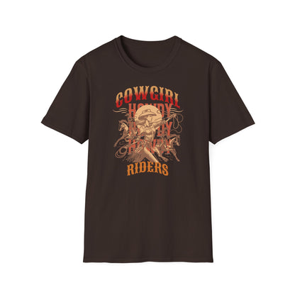 Cowgirl Rodeo T-Shirt - Vintage Style Graphic Tee, Perfect for Country Music Lovers, Western Fashion, Rodeo Events, Summer Outfits