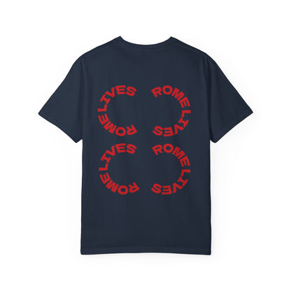 Rome Lives Graphic T-Shirt | Artistic Unisex Tee, Vintage-Inspired Apparel, Streetwear Fashion, Casual Wear, Gift for Art Lovers