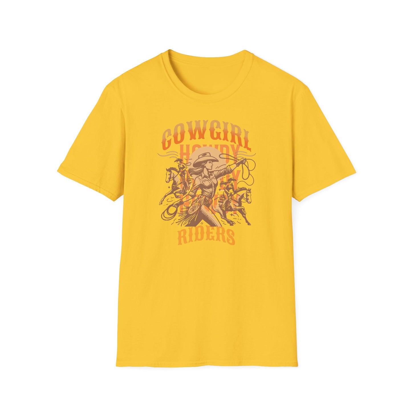 Cowgirl Rodeo T-Shirt - Vintage Style Graphic Tee, Perfect for Country Music Lovers, Western Fashion, Rodeo Events, Summer Outfits