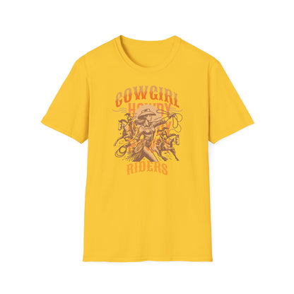 Cowgirl Rodeo T-Shirt - Vintage Style Graphic Tee, Perfect for Country Music Lovers, Western Fashion, Rodeo Events, Summer Outfits