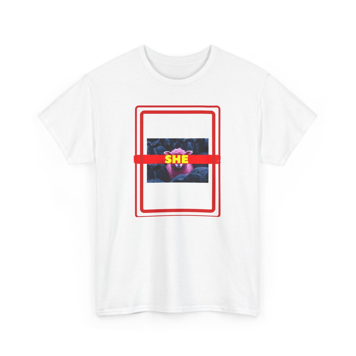 She red sheep tee