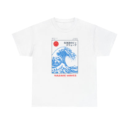 Ocean Wave Graphic Tee, Summer Fashion, Beachwear, Gift for Surfers, Casual T-Shirt, Unisex Cotton Shirt